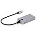 StarTech.com Hub USB a 3 porte con Ethernet - Hub USB 3.0 5Gbps alimentato via bus - Hub splitter USB-A a 3x USB-A portatile per desktop/notebook con ingresso di alimentazione ausiliaria opzionale - Cavo da 30 cm - Foto miniatura 3