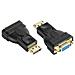 Alcasa Dp-ad12 Cavo E Adattatore Video Displayport Vga (d-sub) Nero - Foto miniatura 1