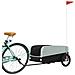 Rimorchio Da Bici Nero E Grigio 45 Kg In Ferro - Foto miniatura 3