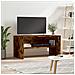 Mobile Porta Tv Rovere Fumo 80x40x40 Cm In Legno Multistrato - Foto miniatura 1