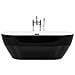 Vasca Da Bagno Freestanding Carrera 150 X 75 Cm Nero - Foto miniatura 2