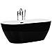 Vasca Da Bagno Freestanding Carrera 150 X 75 Cm Nero - Foto miniatura 7