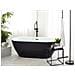 Vasca Da Bagno Freestanding Carrera 150 X 75 Cm Nero - Foto miniatura 1