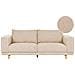 Divano 3 Posti Nivala Velluto A Coste Beige - Foto miniatura 2