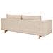 Divano 3 Posti Nivala Velluto A Coste Beige - Foto miniatura 8