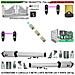 Automazione Cancello 5 Metri 2 Ante Da 2,5 Mt Kit Base 2 Motori Elettromeccanici 230 V Corsa 400 Mm Spinta 2 Q.li Kit - Foto miniatura 1