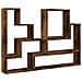 Mensola A Muro Rovere Fumo 96x12x64 Cm In Legno Multistrato - Foto miniatura 2