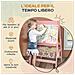 Lavagna Per Bambini Con Cavalletto 3 In 1 E 2 Contenitori, Età 3-8 Anni, 54x46.5x93cm, Rosa - Foto miniatura 4