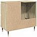 Mobile Lavabo Da Bagno Rovere Sonoma 65x33x60 Cm In Truciolato - Foto miniatura 6
