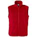 Basic Polar Fleece Vest Rosso M - Foto miniatura 1