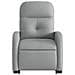 Poltrona Reclinante Alzapersona Elettrica Grigio Chiaro Tessuto - Foto miniatura 7