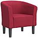 Poltrona Cabriolet Rosso Vino in Tessuto - Foto miniatura 1