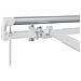 Tenda da Sole con Bianco 3,5 x 2,5 m Metallo - Foto miniatura 9