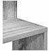 Scaffale Angolare Muro Grigio Sonoma 32x32x127,5 cm Truciolato - Foto miniatura 7