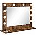 Specchio da Vanità con specchio Rovere fumé 60 x 45 x 18 cm - Foto miniatura 1