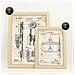 Set Di 6 Stampe Con Poster Di Brevetti Di Strumenti Di Misura Con Immagini Di Brevetti Retrò Design Di Interni In Stile Vintage A3 & A4 Telaio In Legno Chiaro - Foto miniatura 6
