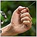 Anelli Per Filo Da Pesca In Lega Di Alluminio - 2 Pezzi, Presa Migliorata, Protegge Mani E Filo Silver - Foto miniatura 4