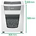 IQ Office Pro distruggi documenti Triturazione incrociata 55 dB 23 cm Bianco - Foto miniatura 2