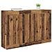 Mobile a muro 2 pcs Legno vecchio 69,5 x 34 x 90 cm - Foto miniatura 3