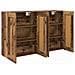 Mobile a muro 2 pcs Legno vecchio 69,5 x 34 x 90 cm - Foto miniatura 6
