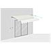 Tenda Da Sole Monoblocco Bianca Vecchio 2,5m X 2m Tela Beige - Foto miniatura 2