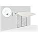 Tenda Da Sole Monoblocco Bianca Vecchio 2,5m X 2m Tela Beige - Foto miniatura 5