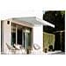 Tenda Da Sole Monoblocco Bianca Vecchio 2,5m X 2m Tela Beige - Foto miniatura 1