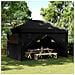 Tenda Party Nero 292 x 440 x 315 cm Tessuto Oxford - Foto miniatura 2