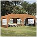 Tenda per feste a pop-up 575 x 288 x 245 cm Beige - Foto miniatura 2