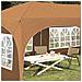 Tenda per feste a pop-up 575 x 288 x 245 cm Beige - Foto miniatura 3