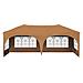 Tenda per feste a pop-up 575 x 288 x 245 cm Beige - Foto miniatura 5