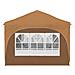 Tenda per feste a pop-up 575 x 288 x 245 cm Beige - Foto miniatura 6