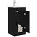 Mobile da bagno con lavabo Rovere Nero 42 x 40 x 84,5 cm - Foto miniatura 2