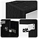 Mobiletto per specchio da bagno Rovere Nero 73,5 x 16 x 62,5 cm - Foto miniatura 9