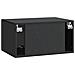 Mobile Porta TV da Muro Nero 59,5 x 41 x 30 cm - Foto miniatura 6