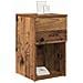 Armadietto per letto 2 pcs Legno antico 29 x 31,5 x 49 cm - Foto miniatura 3