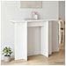 Tavolo consolle Bianco 100 x 30 x 75 cm Legno ingegnerizzato - Foto miniatura 2