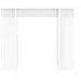 Tavolo consolle Bianco 100 x 30 x 75 cm Legno ingegnerizzato - Foto miniatura 5
