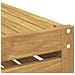 Set di divani da esterno 7 pcs Bianco Poliestere - Foto miniatura 8