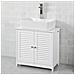 Mobile Sottolavabo 60x35x58cm Frg237-w - Foto miniatura 1