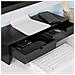 Supporto Monitor Pc Da Scrivania Organizer Scrivania Altezza 11 Cm, nero, bbf02-sch - Foto miniatura 4