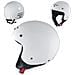 Piconet Casco Jet Frontino Moto Scooter Quad Custom Bianco Ece 22-05 Taglia M - Foto miniatura 1