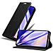 Custodia Compatibile Con Lg V50 In Nero Di Notte - Coperchio Protettiva Con Chiusura Magnetica, Funzione Stand E Tasca Per Le Carte - Foto miniatura 1