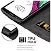Custodia Compatibile Con Lg G4 / G4 Plus In Oro Rosato Nero - Coperchio Protettiva Con Chiusura Magnetica, Funzione Stand E Tasca Per Le Carte - Foto miniatura 2