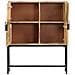 Credenza 80x30x100 cm in Legno Massello di Mango - Foto miniatura 5
