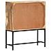 Credenza 80x30x100 cm in Legno Massello di Mango - Foto miniatura 6