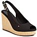 Scarpa Donna Iconic Elena Sling Back Sandal Black Fw0fw04789bds. 37 - Foto miniatura 2