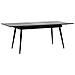 Tavolo Da Pranzo Estendibile 160/200 X 90 Cm Nero Maldon - Foto miniatura 8
