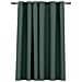 Tende Oscuranti Effetto Lino Con Occhielli 2 Pz Verdi 290x245cm - Foto miniatura 1