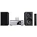 Micro Set HUB X-HM76-S 2-Vie co Wifi /Bluetooth /CD CD-R CD-RW 70/AM / FM Potenza 100W Colore Nero /Argento - Foto miniatura 1